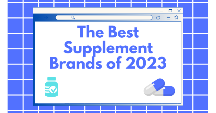 best supplement brands