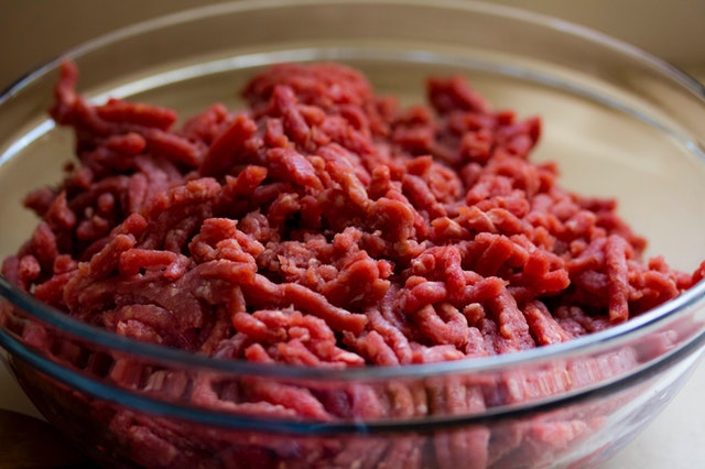 bowl of ground beef