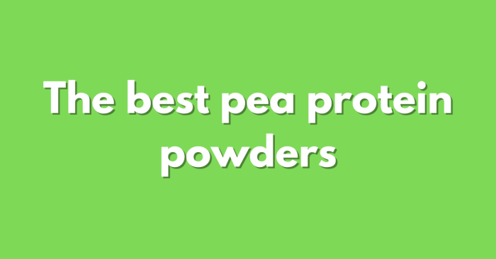 best pea protein