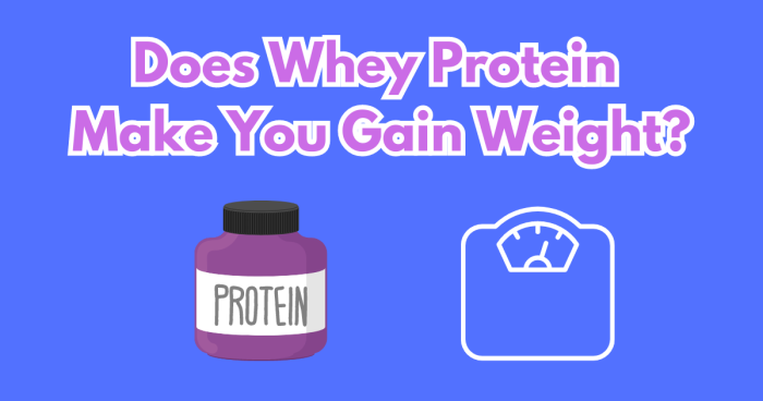does whey protein make you gain weight